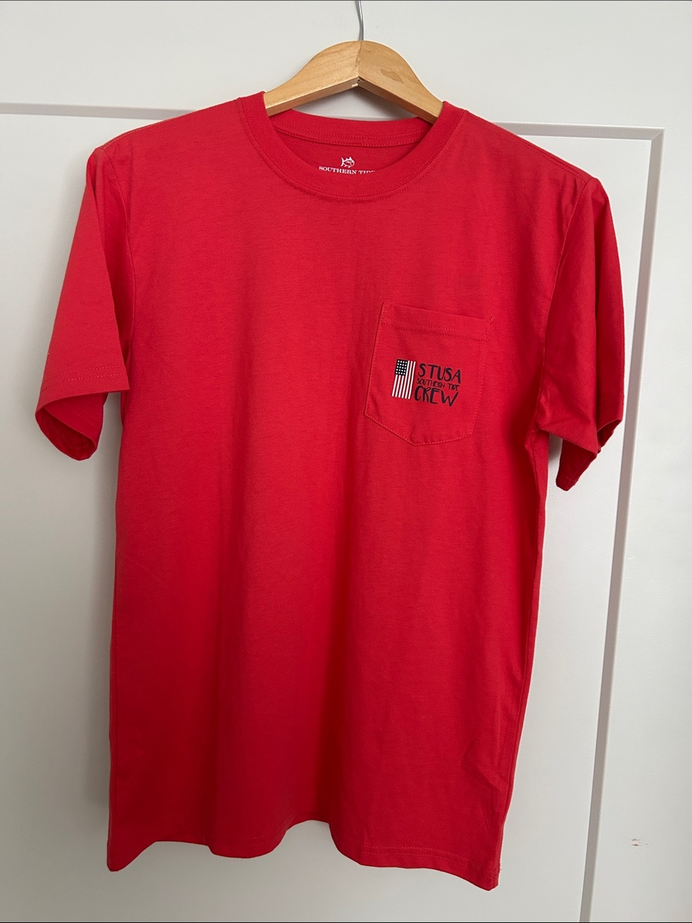 SOUTHERN TIDE SS STUSA CREW T-SHIRT TOP SIZE S MSRP $38.00 NWT